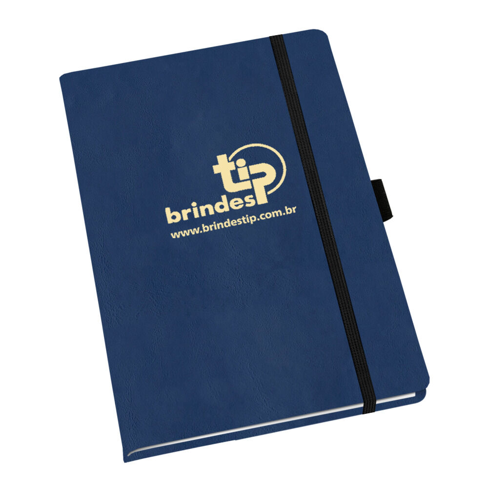 Bloco de Notas Personalizado Tipskine Médio Branco Pautado capa Lagos 361LA